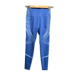 Fanka Blue Body Sculpt High Intensity Women's Leggings Size Medium